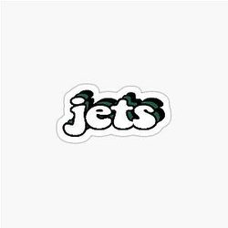 New York Jets Groovy Sticker