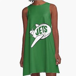 Jets Football A-Line Dress