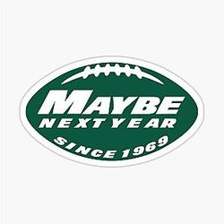 Maybe Next Year Jet Sticker