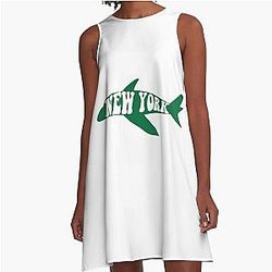 New York Jets Retro A-Line Dress