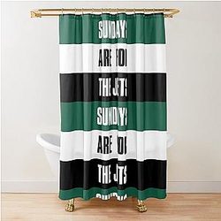 Sundays Are for The Jets New York Football Fans Shower Curtain