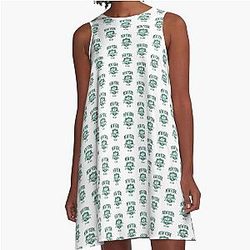 New York Football Team A-Line Dress