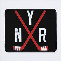 Original Six New York Rangers Classic Blue T-Shirt Mouse Pad
