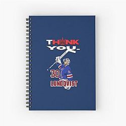 Henry Lundqvist New York Rangers Goalie Farewell Notebook