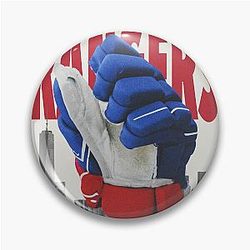 New York Rangers Graphic Pin