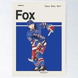 Adam Fox - New York Rangers Elite Defenseman Poster