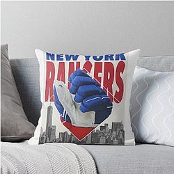 New York Rangers Throw Pillow