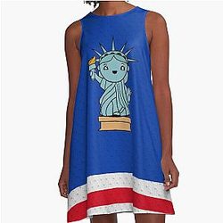 New York Rangers - Cute Logo A-line Dress