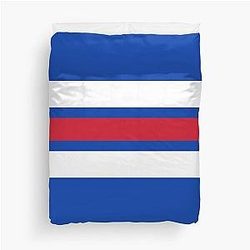New York Rangers Stripes Duvet Cover