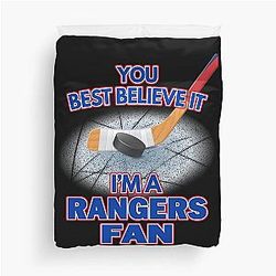 New York Rangers Fan Hockey Duvet