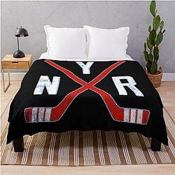 Original Six New York Rangers Blue Throw Blanket