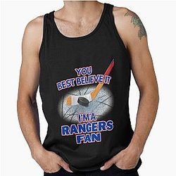 New York Rangers Fan Hockey Tank Top