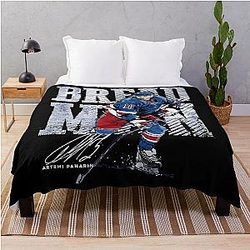 Breadman Panarin New York Rangers fans vintage Throw Blanket
