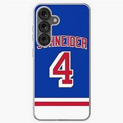 New York Rangers Braden Schneider Home Jersey Phone Case Samsung Galaxy Soft Case