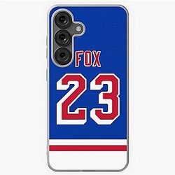 New York Rangers Adam Fox Home Jersey Case for Samsung Galaxy