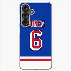 New York Rangers Zac Jones Home Jersey Phone Case for Samsung Galaxy