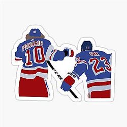 Artemi Panarin and New York Rangers Sticker