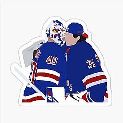 Shesterkin and Georgiev New York Rangers Sticker