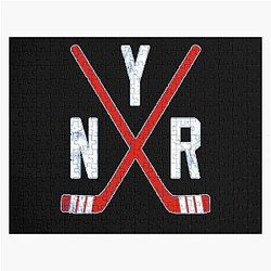 Original Six New York Rangers Blue Jigsaw Puzzle