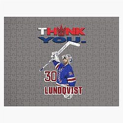 Henry Lundqvist New York Rangers Goalie Farewell Jigsaw Puzzle