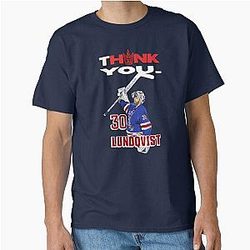 Henry Lundqvist New York Rangers Goalie Farewell T-Shirt