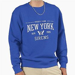 PWHL New York Sirens Professional Women's Ice Hockey 2025 City Strike Pullover Sweatshirt