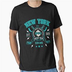 PWHL New York Sirens 2023 Professional Women's Ice Hockey T-Shirt
