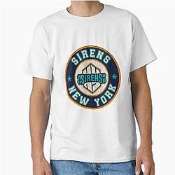 Embroidered PWHL New York Sirens Professional Women's Hockey Classic T-Shirt