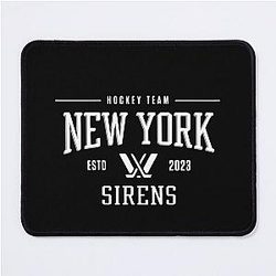 PWHL New York Sirens Professional Women's Ice Hockey 2025 City Strike Mouse Pad