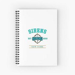 New York Sirens Vintage Logo Notebook