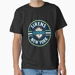 PWHL New York Sirens Professional Women's Ice Hockey 2023 Rink Motion Classic T-Shirt