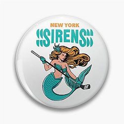 New York Sirens PWHL logo Pin