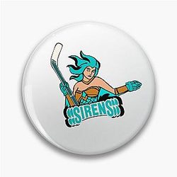 New York Sirens PWHL Hockey Fan Pin