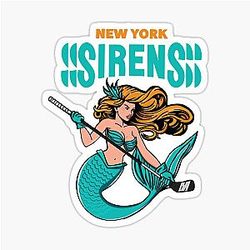 New York Sirens PWHL Logo Sticker