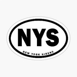 New York Classic Oval Sticker
