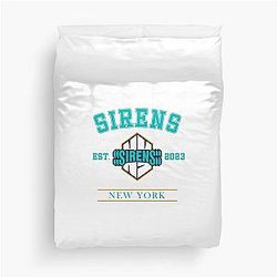 New York Sirens PWHL Vintage Duvet Cover