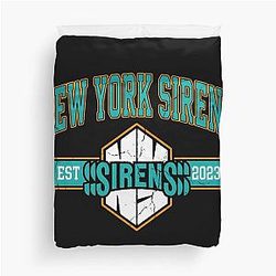 PWHL New York Sirens Pro Women's Hockey Duvet Cover
