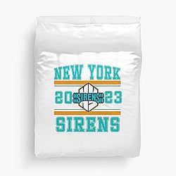New York Sirens PWHL Duvet Cover