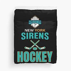 NWHL New York Sirens Women's Ice Hockey Duvet Cover
