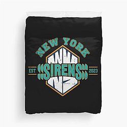 PWHL New York Sirens Women's Hockey Duvet Cover