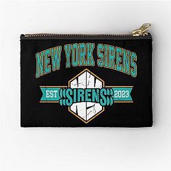 PWHL New York Sirens Pro Women's Hockey Zipper Pouch
