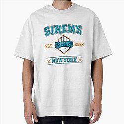 PWHl New York Sirens Professional Womens Ice Hockey League Tidal Force Fury Oversized T-Shirt
