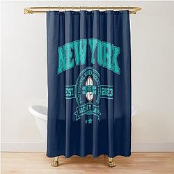 New York Sirens PWHL Hockey Team women's sports shower curtain