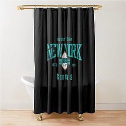 PWHL New York Sirens Women's Ice Hockey Shower Curtain