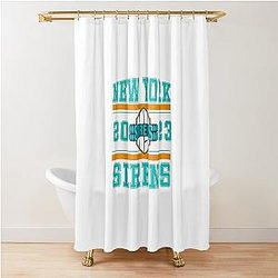 New York Sirens Vintage Logo Shower Curtain