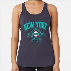 New York Sirens PWHL Hockey Team Design Women's sports Racerback Tank Top