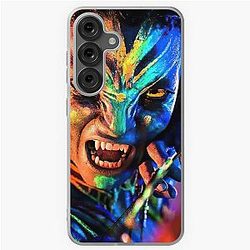 Avatar Neytiri Fire and Ash Pandora Warrior T-Shirt - Sci-Fi Blue Alien Fan Art Samsung Galaxy Soft Case