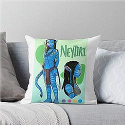 Neytiri Throw Pillow