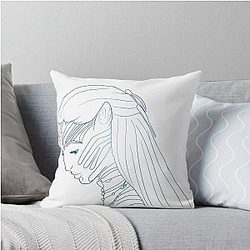 Neytiri side profile throw pillow