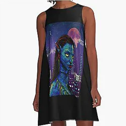 Neytiri in New York City Classic A-Line Dress